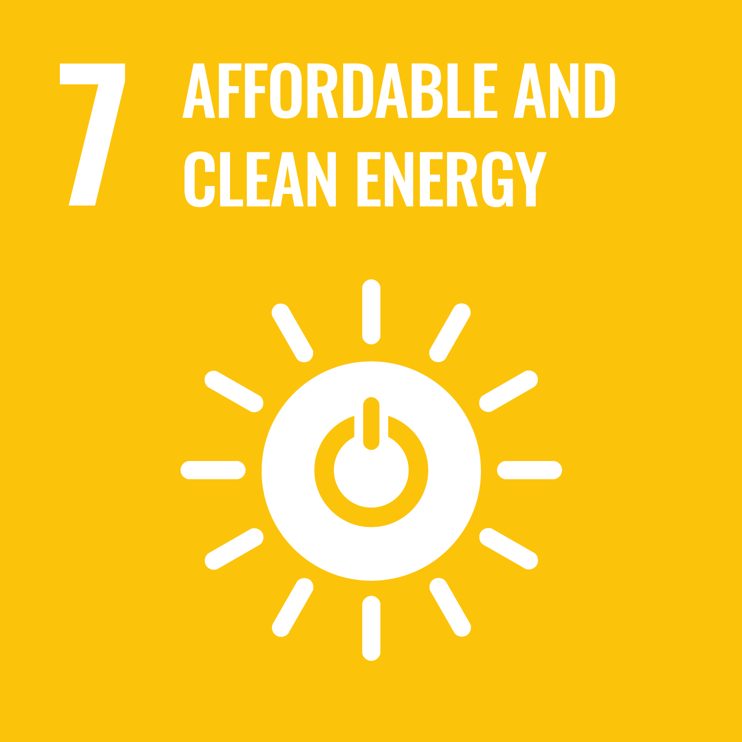 SDG Goal 7 - Affordable and Clean Energy